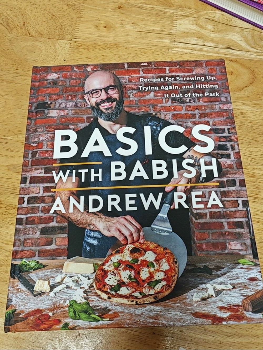 Basics with Babish by Andrew Rea - Red Brick Cover Coffee Table Book